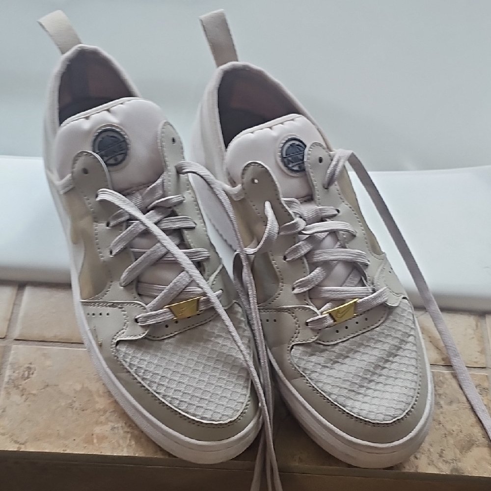 Nike White and Cream Women's Sneakers